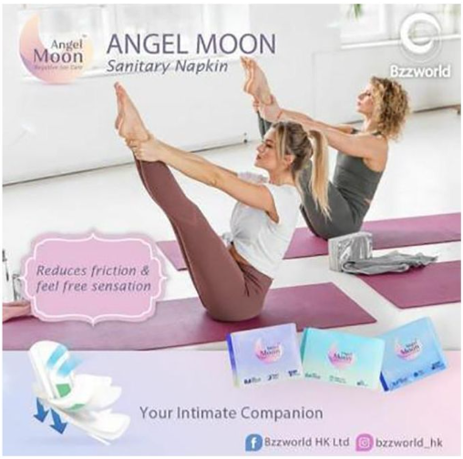 1 pack of Angel Moon Panty Liner